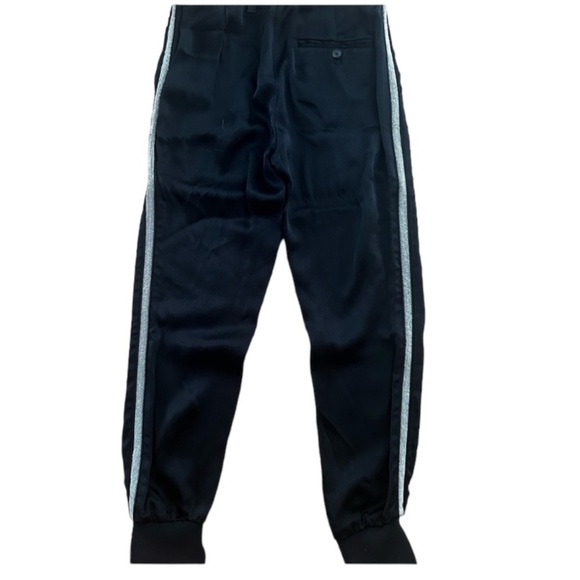 3.1 Phillip Lim Side Stripe Satin Jogging Pants Black Size 0 Retails $650 - Picture 7 of 13